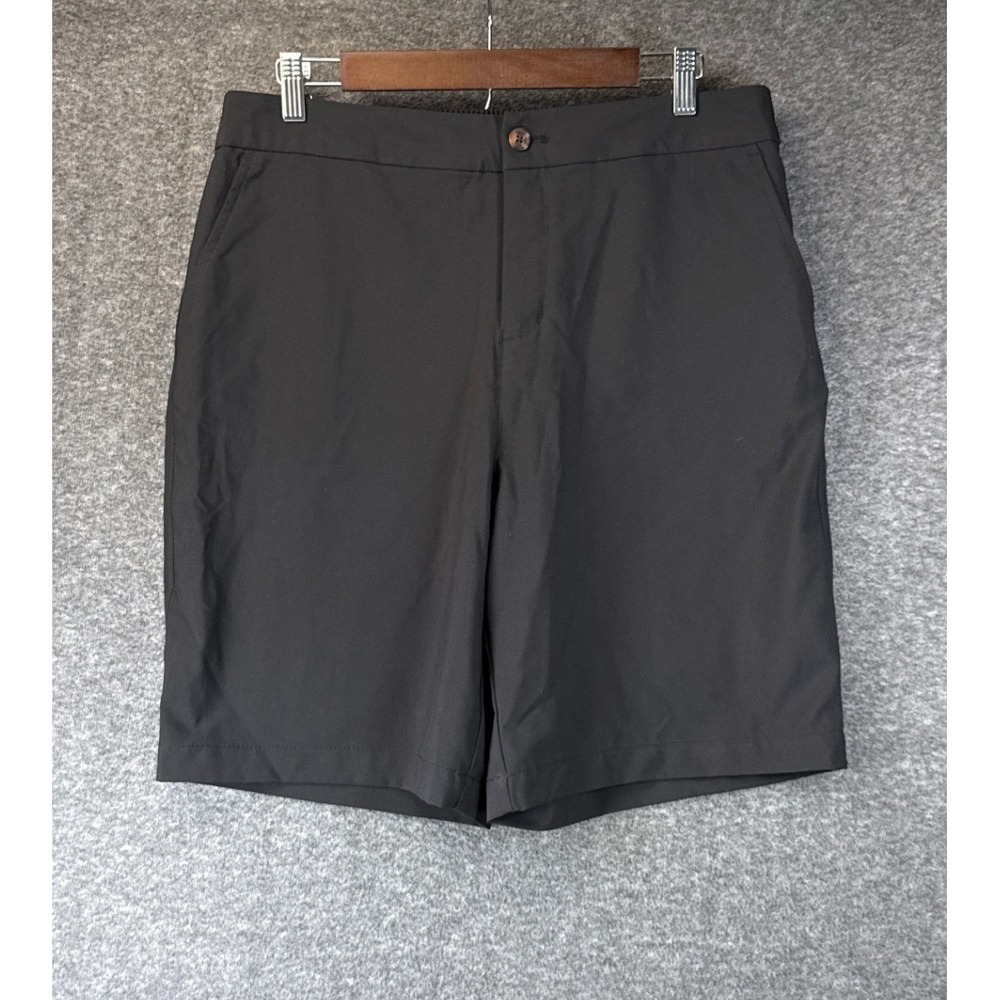 Tommy Bahama Golf Shorts Women XL‎ Black Stretch Performance 8.5" Inseam Workout